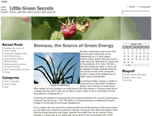 Tablet Screenshot of littlegreensecrets.com